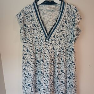 Goa Floral V-Neck Tunic